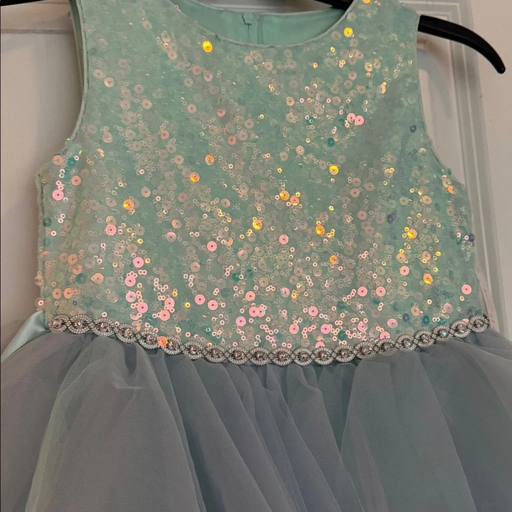 Girls Tutu Sequin Dress Sparkly Tulle Puffy Flower Girl Dress Toddler Girl Dress